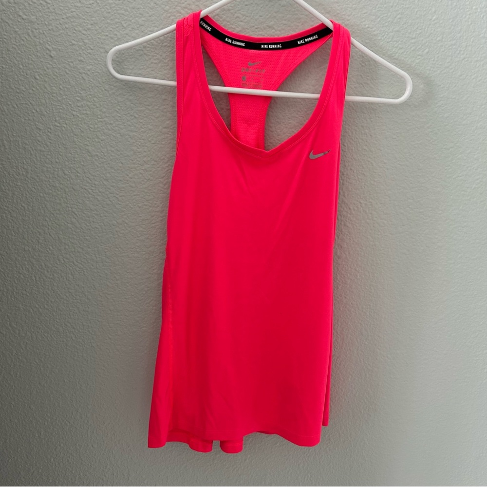 Nike medium pink dri-fit workout tank top